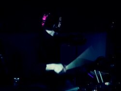 Drummer playing drums Stock Footage