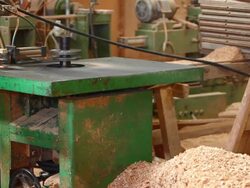 Cutting lumber Stock Footage