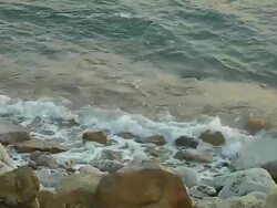 Block Shot Dead Sea Jordan Stock Footage