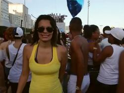 Gay Pride Parade Winds Through Rio De Janeiro Stock Footage