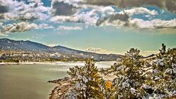 Winter river Stock Footage