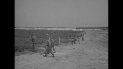 US Army recruits practice shooting rifles at Fort Dix, NJ, during Korean War News Clip