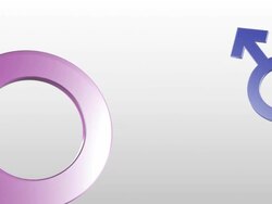 Gender Signs 01 Stock Footage