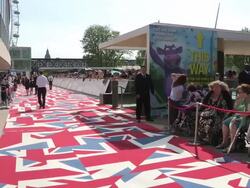 ATMOSPHERE: Arqiva British Academy Television Awards at The National Theatre on May 27, 2012 in London, England (Footage by WireImage Video/Getty Images) Stock Footage