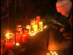 Candlelight vigil outside school News Clip