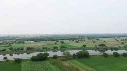 Scenic view of agriculture land Stock Footage