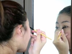 Make Up Stock Footage