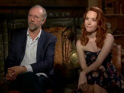 INTERVIEW - Xander Berkeley and Tamzin Merchant - "Salem" Louisiana Press Junket Stock Footage