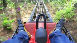 Roller Coaster Ride. Stock Footage