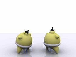 3D Animation of Japanese Sumo Wrestlers Bowing Stock Footage