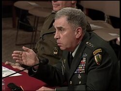 Wolfowitz, Abizaid testify on next year''s defence budget News Clip