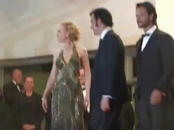 Philip kaufman, Nicole Kidman,  Clive Owen and Rodrigo Santoro at Hemingway and Gellhorn Premiere:  65th Cannes Film Festival at Lumiere on May 25, 2012 in Cannes, France  Stock Footage