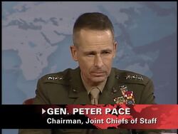 General Peter Pace, the outgoing Chairman of the Joint Chiefs of staff, said goodbye to the Pentagon press corps on Thursday. Instructional Video