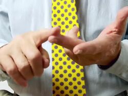 MS Gesticulate expression being performed Stock Footage