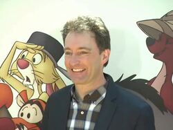 Tom Kenny at the 'Winnie The Pooh' Honey-Colored-Carpet Premiere at Burbank CA. (Footage by WireImage Video/Getty Images Entertainment Video) Stock Footage