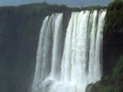 Iguacu falls Stock Footage