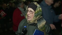 Voxpops with Hillary Clinton supporters News Clip