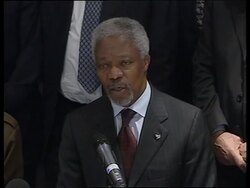 SWITZERLAND: ARAFAT &amp; ANNAN MEET News Clip