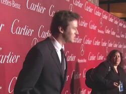 Armie Hammer at the 22nd Annual Palm Springs International Film Festival Awards Gala at Palm Springs CA. (Footage by WireImage Video/GettyImages) Stock Footage