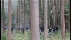 Protesters clash with police during anti-nuclear demos Instructional Video