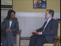 US Sec of State press conf, comment on free trade agreement News Clip