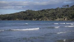 Seaside landscape Stock Footage