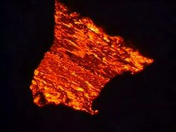 Mt. Etna Lava flow, Sicily, Italy. Stock Footage