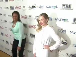 Julie Benz at CW3PR Presents Gold Meets Golden At Equinox Sports Club Hosted By Nicole Kidman 1/12/2013 in Los Angeles, CA.(Footage by WireImage Video/Getty Images Entertainment Video) Stock Footage