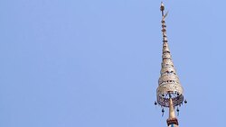 Bells on Buddhist Pagoda Stock Footage