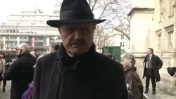 Celebrities and officials attend service celebrating the life and work of Lord Attenborough News Clip