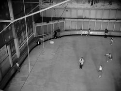 Indoor Ice skating rink. Stock Footage