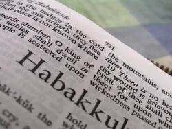 HD 1080i The Book of Habakkuk Stock Footage