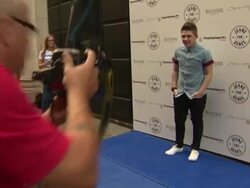 Nicholas McDonald at 'Jeans for Genes Day' - Launch Party Stock Footage