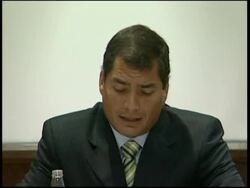 President-elect of Ecuador meets President Nestor Kirchner News Clip