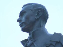 King George VI statue in The Mall News Clip