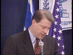 West Bank - Gore Meets Arafat For Peace Talks News Clip