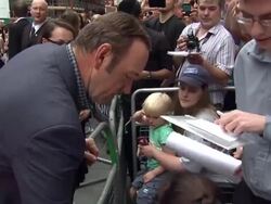 Kevin Spacey Signing Autographs On Red Carpet News Clip