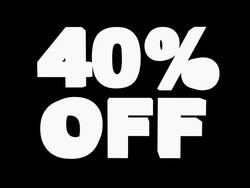 50% 40% 30% 20% 10% OFF Animations (With Alpha) Stock Footage