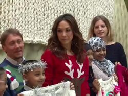 Samantha Cameron and Myleene Klass make Christmas jumpers for charity News Clip