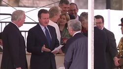 David Cameron appearing to criticise NI plans News Clip