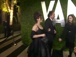 Tim Burton and Helena Bonham Carter at The 2013 Stock Footage