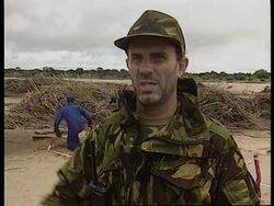 MOZAMBIQUE: FLOODING DISASTER: LANDMINES News Clip