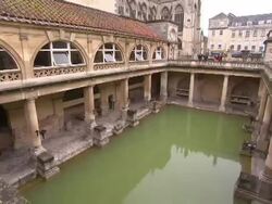 General views of Bath tourist landmarks and city centre. News Clip