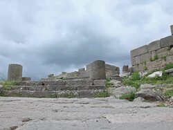 HD: Pergamum-Turkey "Temple of Trajan" Stock Footage