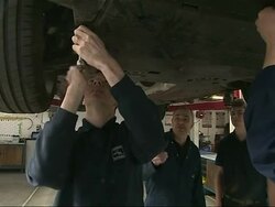 George Osborne visits Car garage in Cornwall News Clip