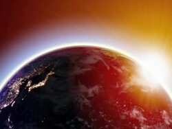 Earth Sunrise Stock Footage