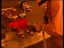 Wildfire burns 75 homes in Santa Barbara, update with nighttime pix News Clip