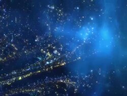 Stars particles circle. Space nebula background. Stock Footage