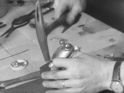 Sculptor Raoul Zuniga Creates New Art Form Stock Footage