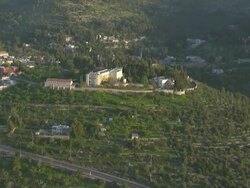 Ein Kerem neighbourhood in southwest Jerusalem, Israel Stock Footage